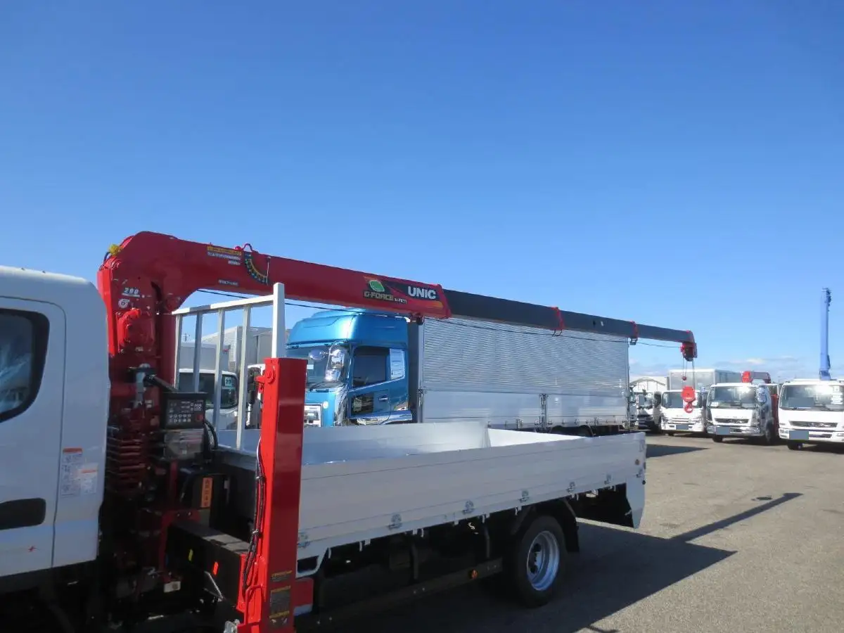 三菱 キャンター 小型 車両重機運搬 4段クレーン ラジコンの中古トラック画像13