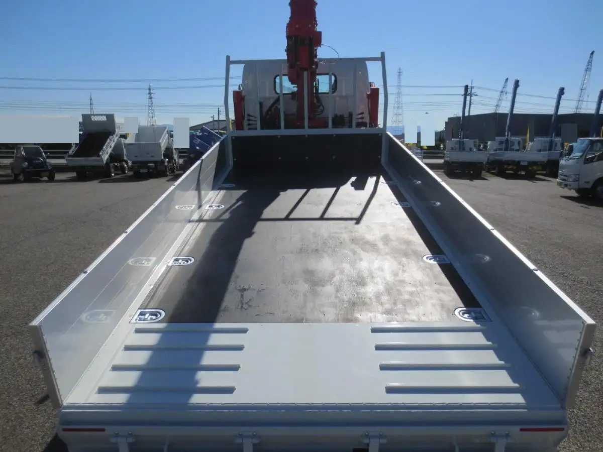 三菱 キャンター 小型 車両重機運搬 4段クレーン ラジコンの中古トラック画像11