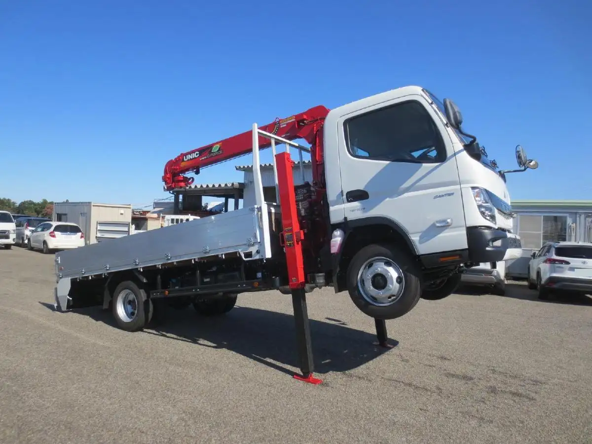 三菱 キャンター 小型 車両重機運搬 4段クレーン ラジコンの中古トラック画像5