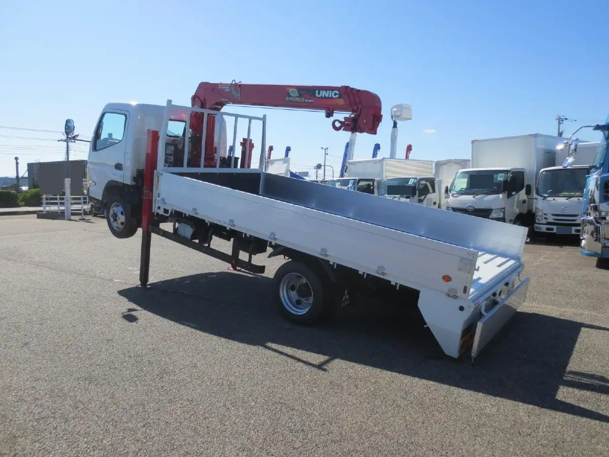 三菱 キャンター 小型 車両重機運搬 4段クレーン ラジコンの中古トラック画像9