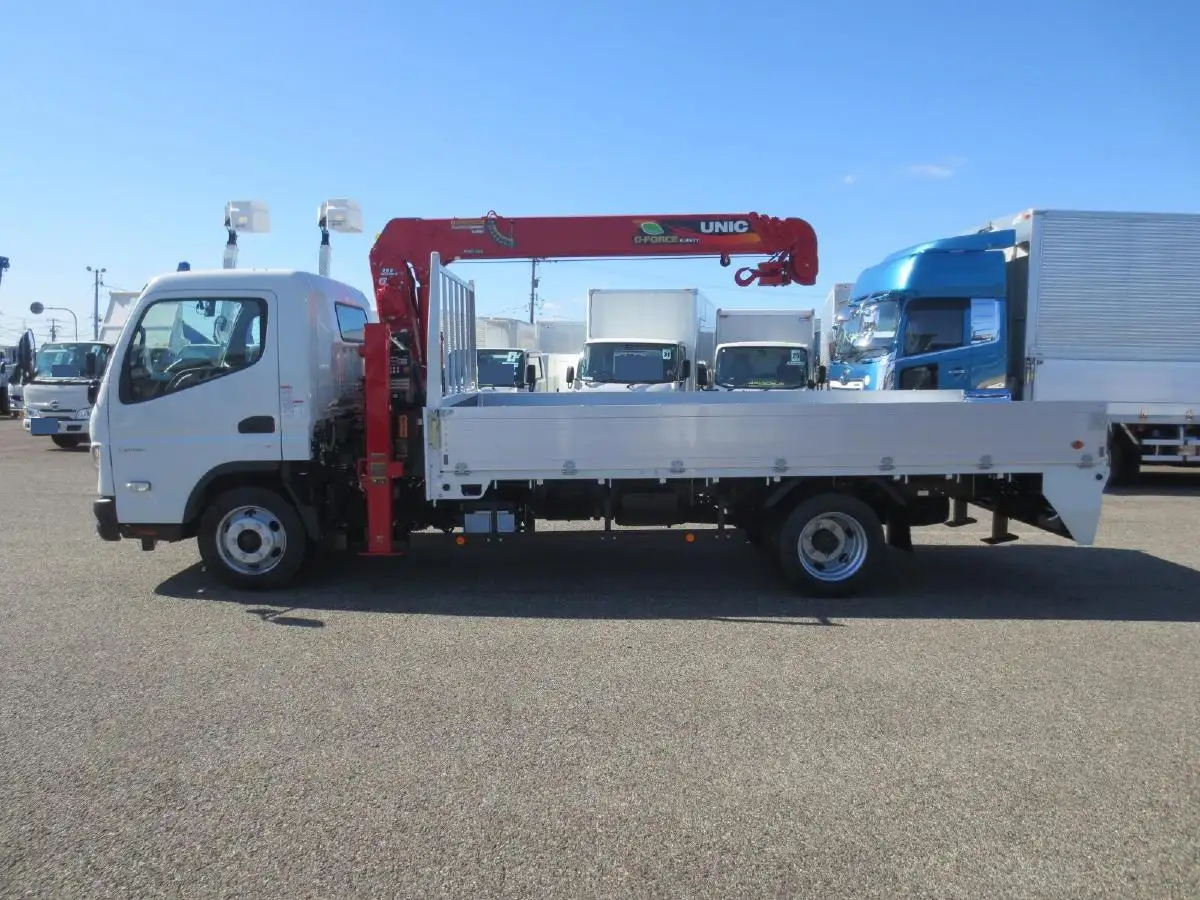 三菱 キャンター 小型 車両重機運搬 4段クレーン ラジコンの中古トラック画像10