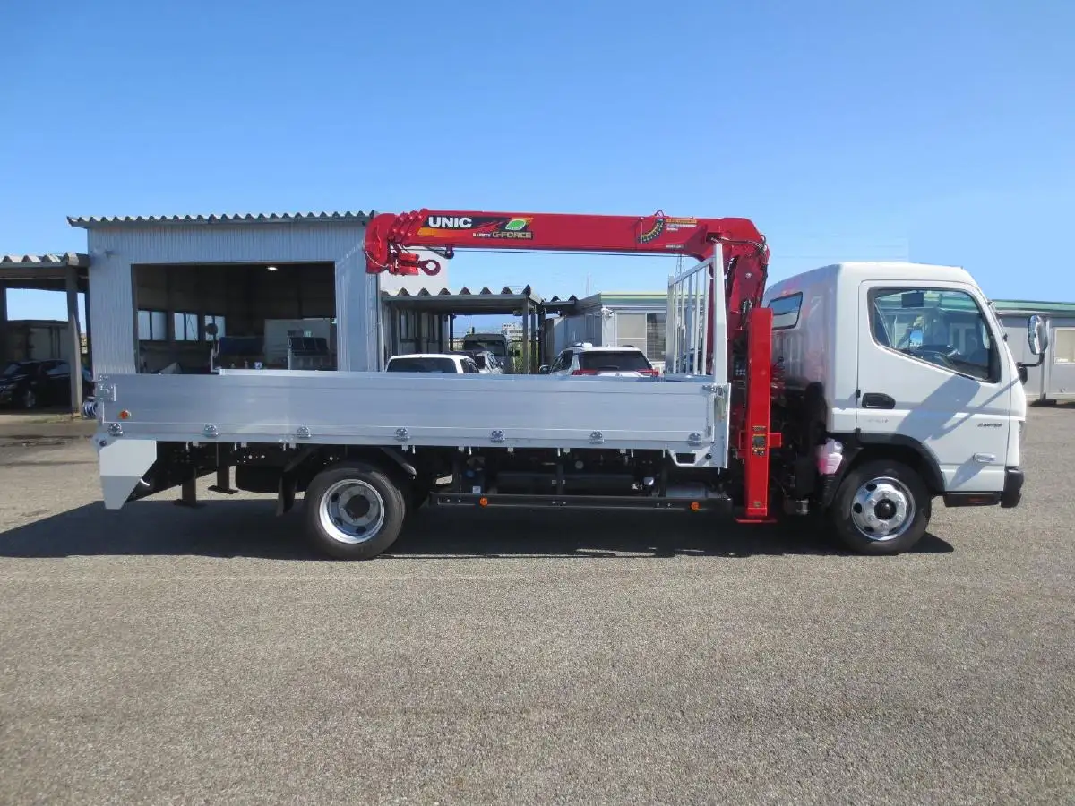 三菱 キャンター 小型 車両重機運搬 4段クレーン ラジコンの中古トラック画像4