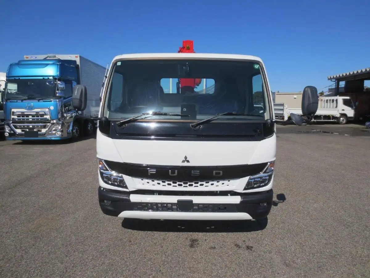 三菱 キャンター 小型 車両重機運搬 4段クレーン ラジコンの中古トラック画像2