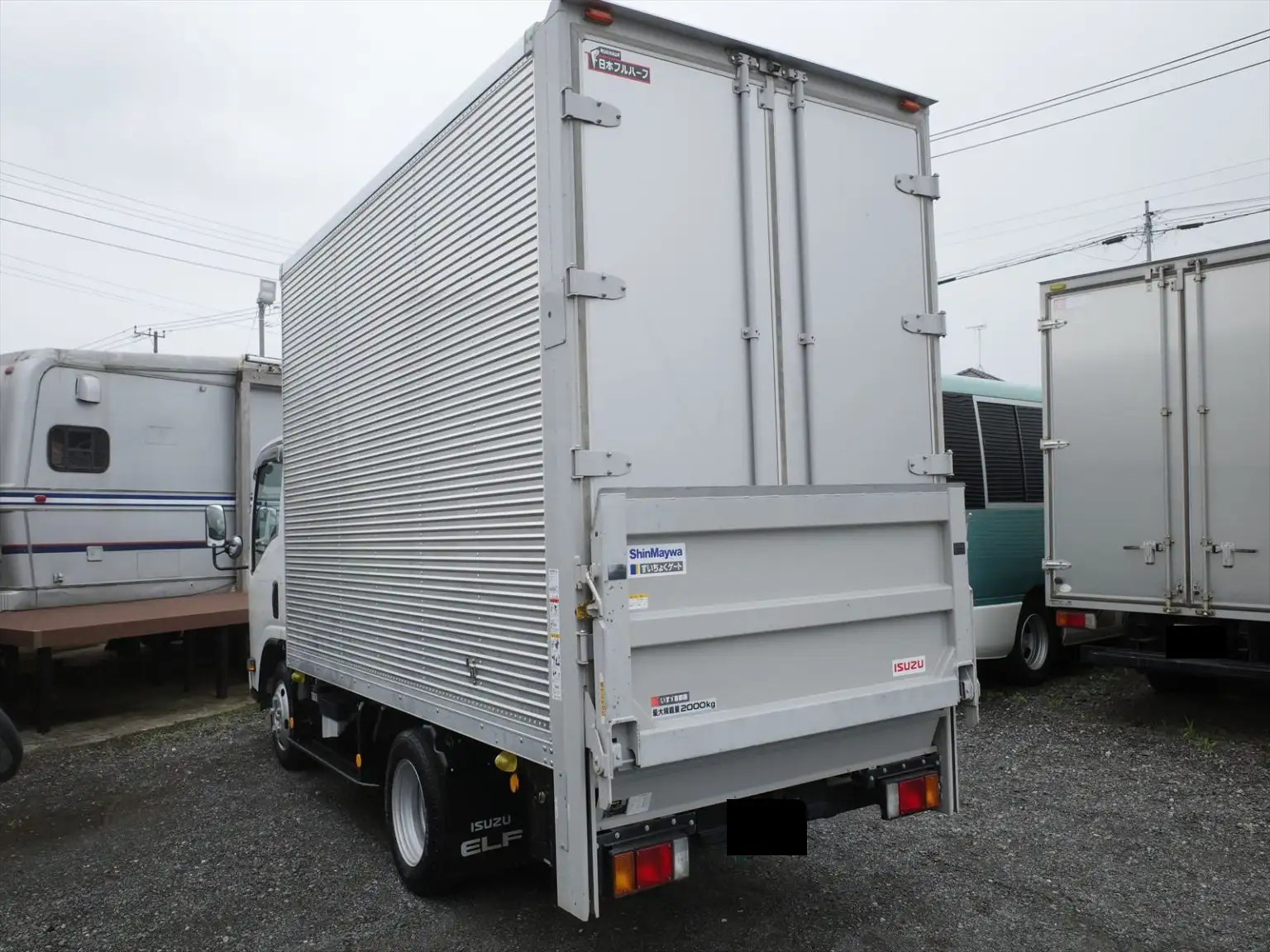 いすゞ エルフ 小型 アルミバン パワーゲート サイドドアの中古トラック画像5