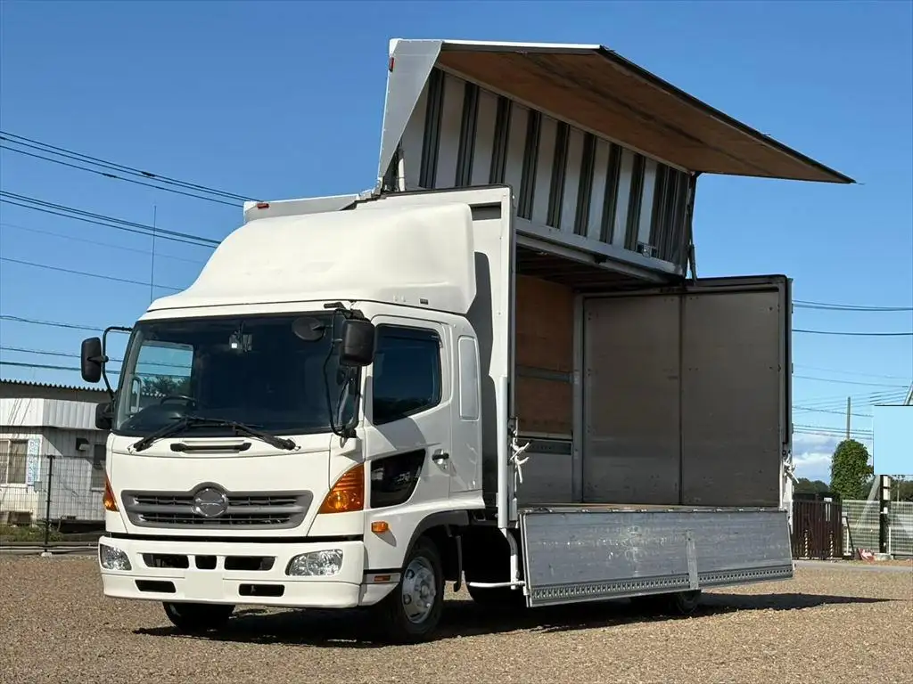 日野 レンジャー 中型/増トン ウイング ベッド TKG-FD9JLAAの中古トラック画像5