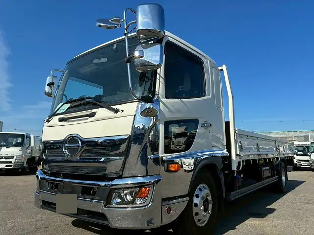 日野 レンジャー 中型/増トン 平ボディ エアサス ベッド の中古トラック【車両No.199907】