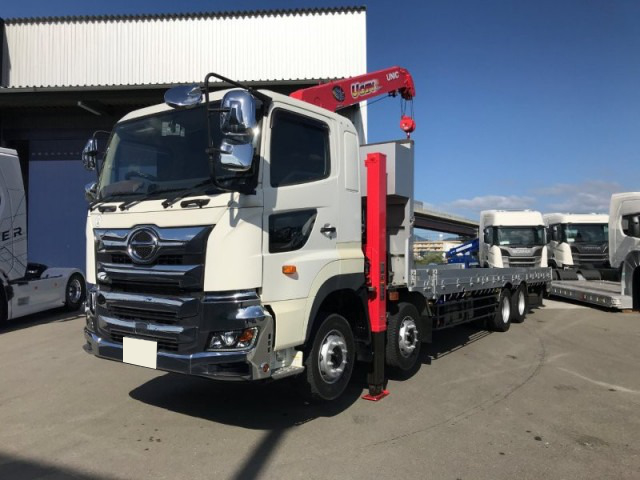 日野 プロフィア 大型 車両重機運搬 セルフローダー