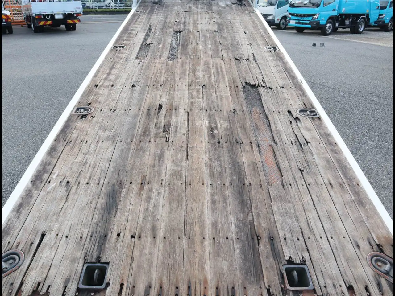 三菱 ファイター 中型/増トン 車両重機運搬 ラジコン ウインチの中古トラック画像7