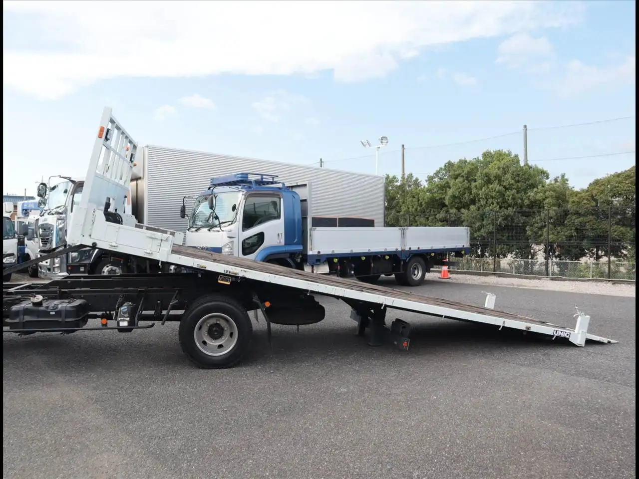 三菱 ファイター 中型/増トン 車両重機運搬 ラジコン ウインチの中古トラック画像8