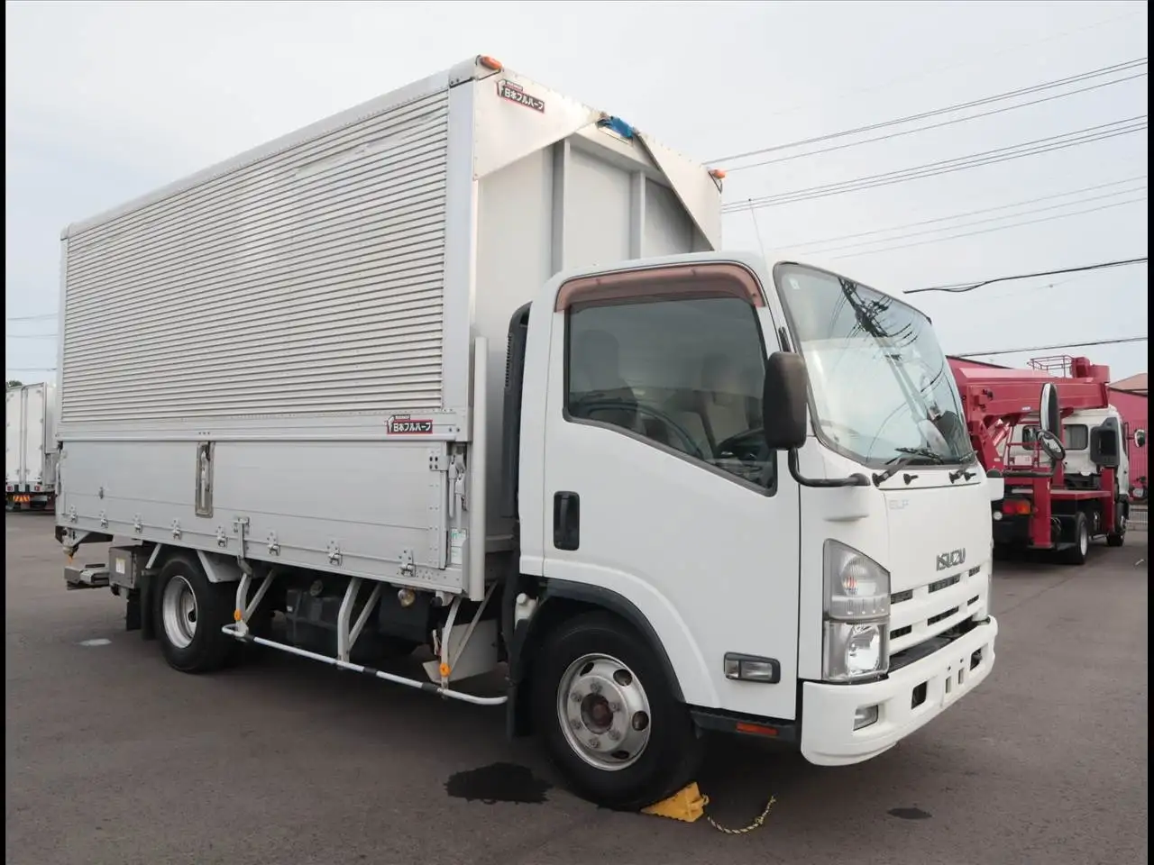 いすゞ エルフ 小型 ウイング パワーゲート SKG-NPR85YNの中古トラック画像2