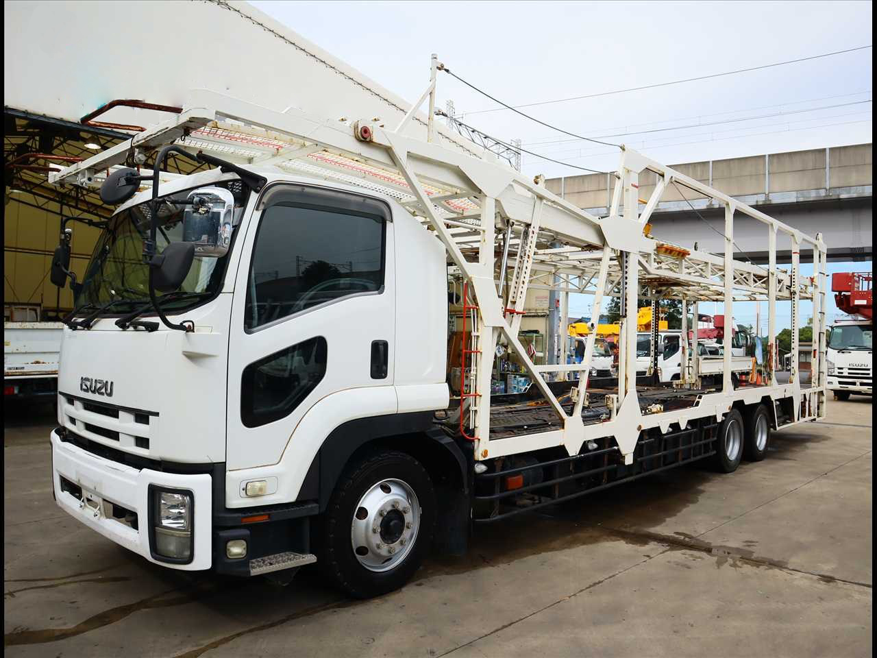 いすゞ フォワード 中型/増トン 車両重機運搬 キャリアカー