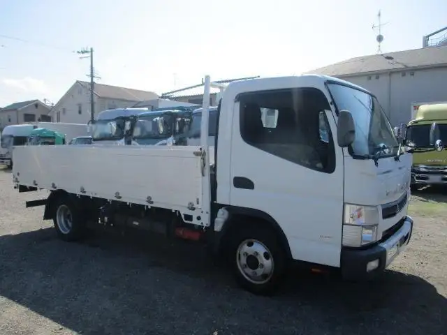 三菱 キャンター 小型 平ボディ 床鉄板 アルミブロックの中古トラック画像3