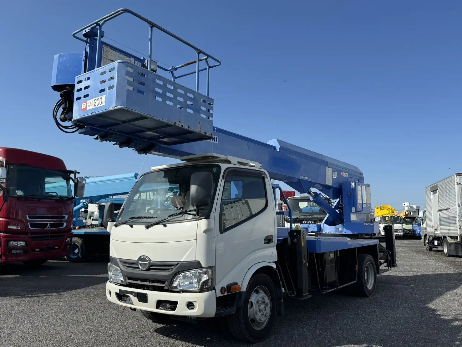 日野 デュトロ 小型 高所・建柱車 高所作業車 TKG-XZU650F の中古トラック【車両No.200016】