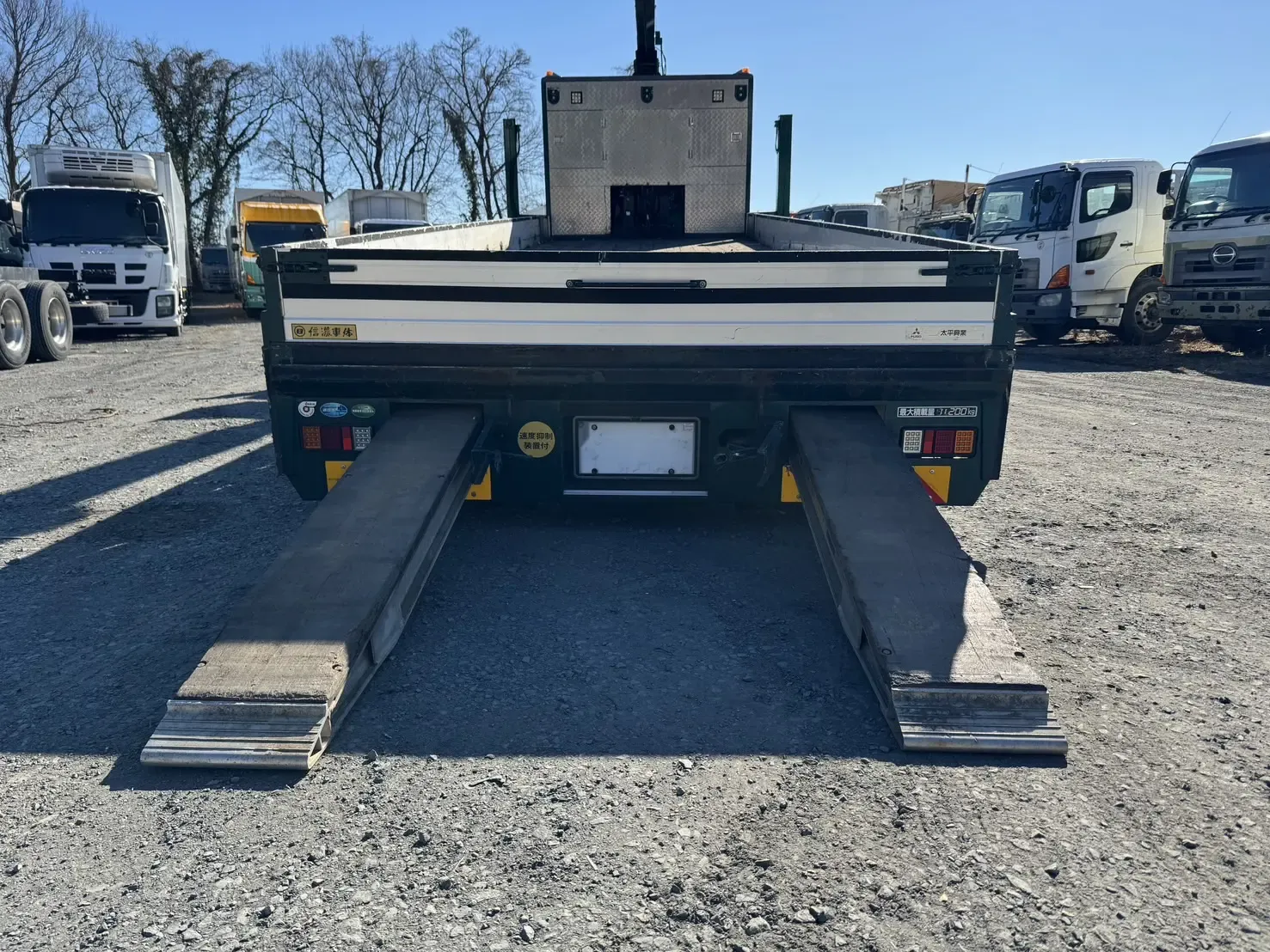 三菱 スーパーグレート 大型 車両重機運搬 5段クレーン ラジコンの中古トラック画像8