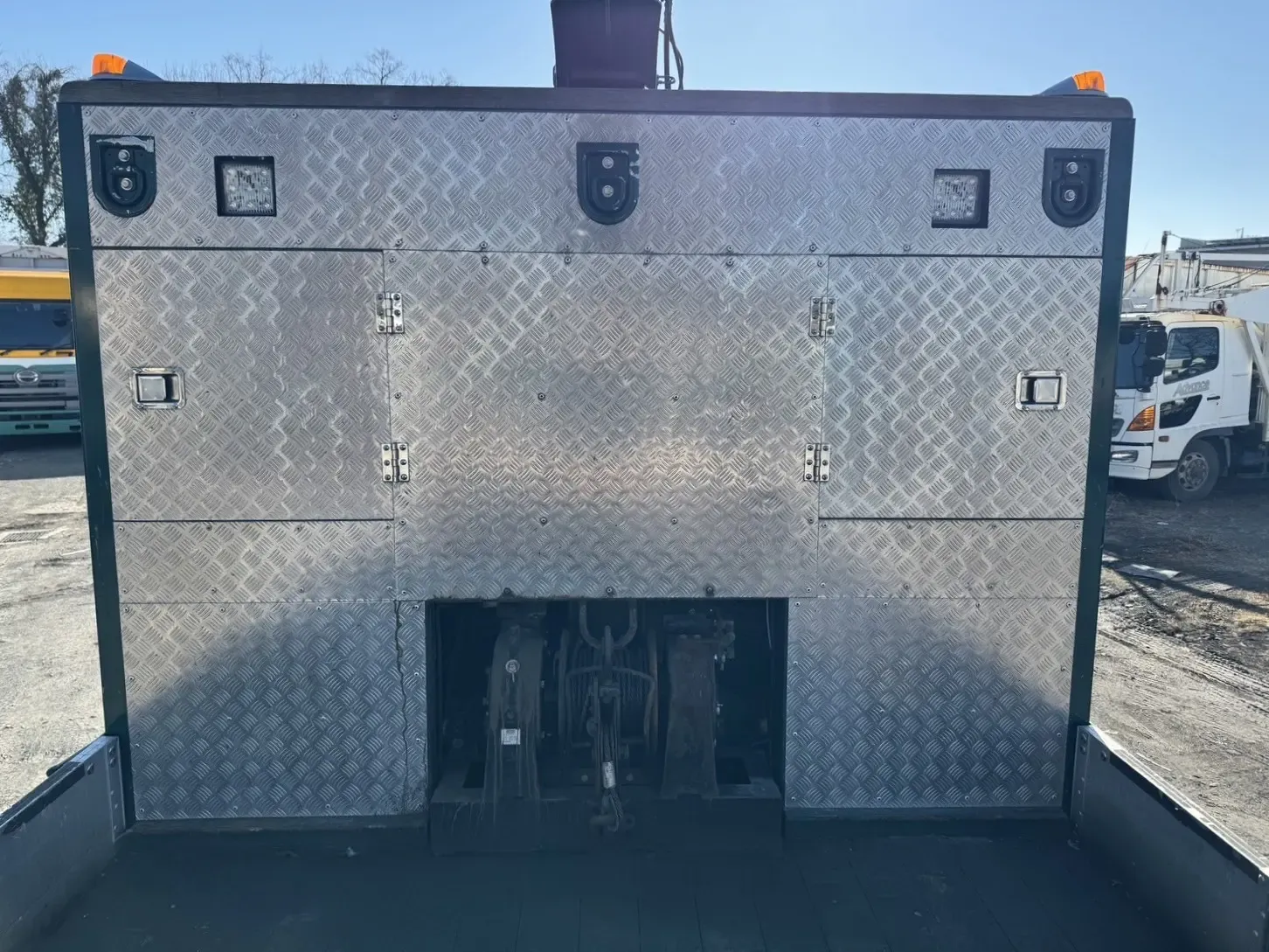 三菱 スーパーグレート 大型 車両重機運搬 5段クレーン ラジコンの中古トラック画像9