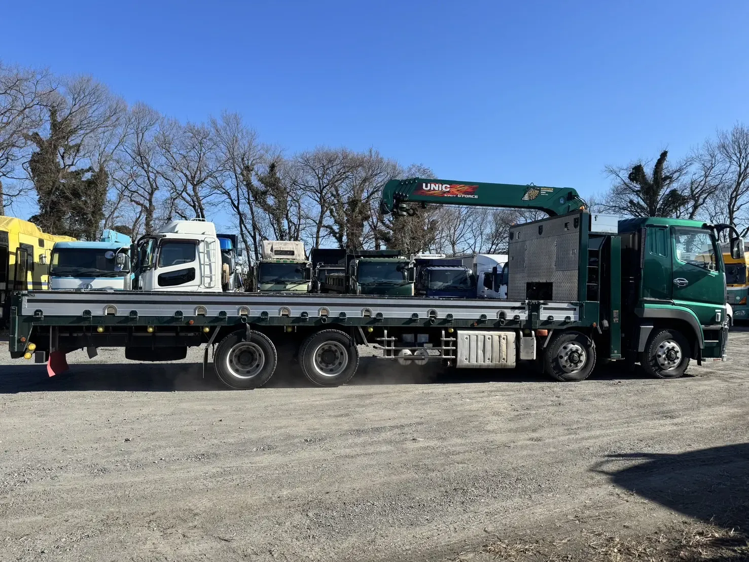 三菱 スーパーグレート 大型 車両重機運搬 5段クレーン ラジコンの中古トラック画像3