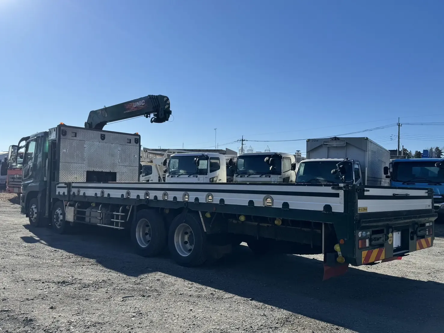 三菱 スーパーグレート 大型 車両重機運搬 5段クレーン ラジコンの中古トラック画像5