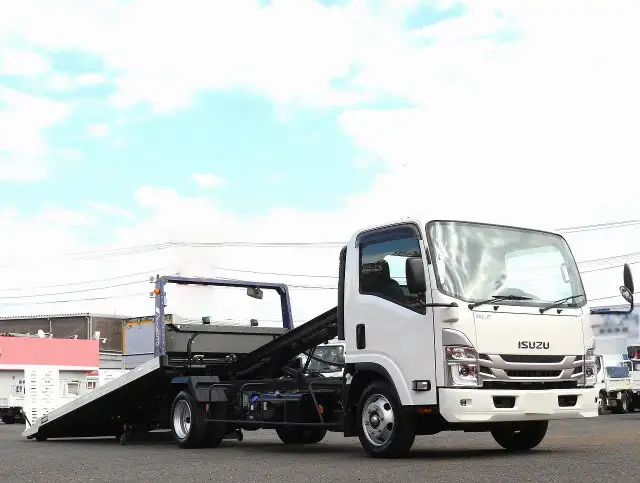 いすゞ エルフ 小型 車両重機運搬 ラジコン ウインチの中古トラック画像3