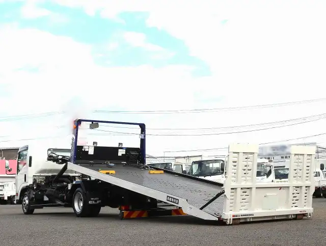 いすゞ エルフ 小型 車両重機運搬 ラジコン ウインチの中古トラック画像6