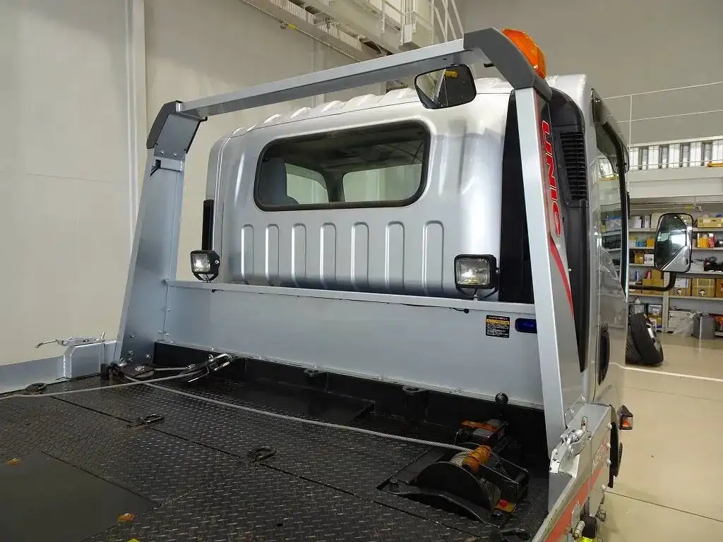 いすゞ エルフ 小型 車両重機運搬 ラジコン ウインチの中古トラック画像7