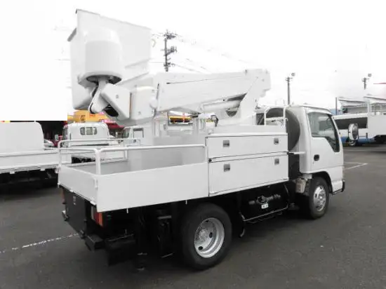 いすゞ エルフ 小型 高所・建柱車 高所作業車 KR-NKR81EPの中古トラック画像2