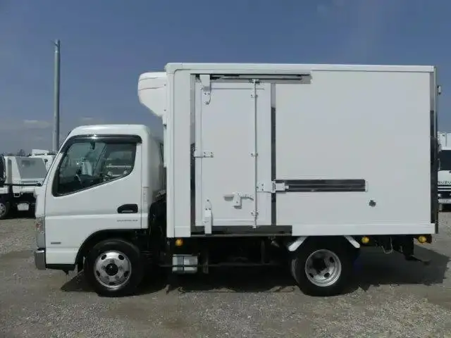 三菱 キャンター 小型 冷凍冷蔵 低温 床アルミの中古トラック画像5