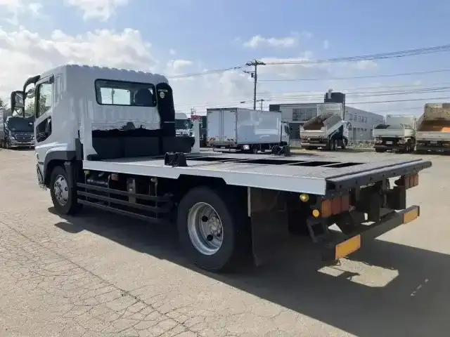 三菱 スーパーグレート 大型 平ボディ ベッド BDG-FP50JX改の中古トラック画像5