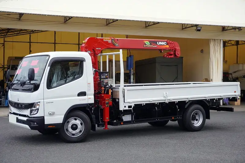 三菱 キャンター 小型 クレーン付 4段 ラジコン の中古トラック【車両No.200083】