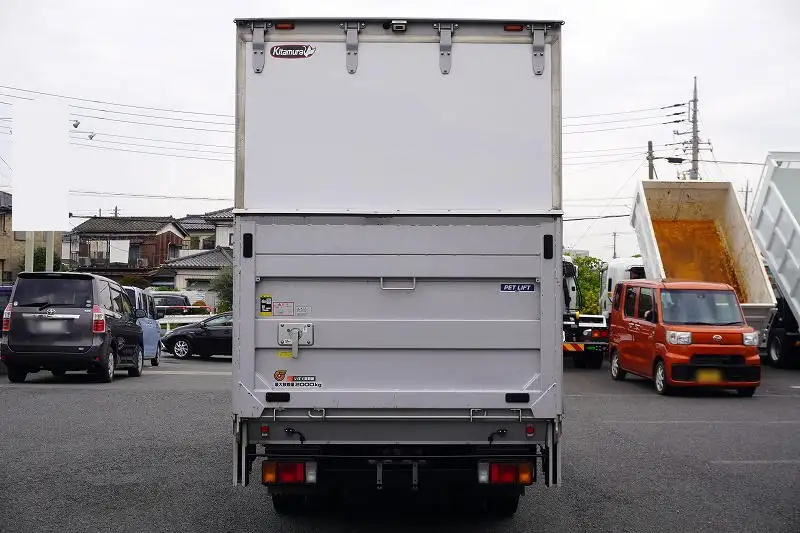 いすゞ エルフ 小型 アルミバン パワーゲート サイドドアの中古トラック画像3