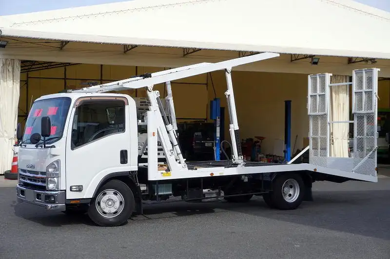 いすゞ エルフ 小型 車両重機運搬 ラジコン ウインチ の中古トラック【車両No.200085】