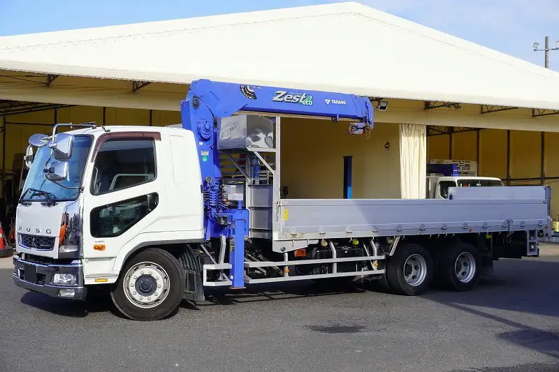 三菱 ファイター 中型/増トン クレーン付 床鉄板 アルミブロック の中古トラック【車両No.200113】