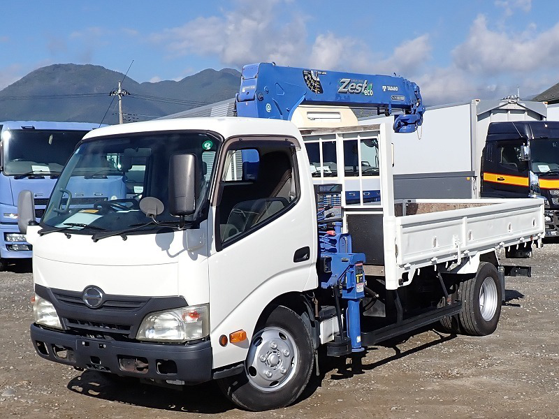 日野 デュトロ 小型 クレーン付 標準ロング