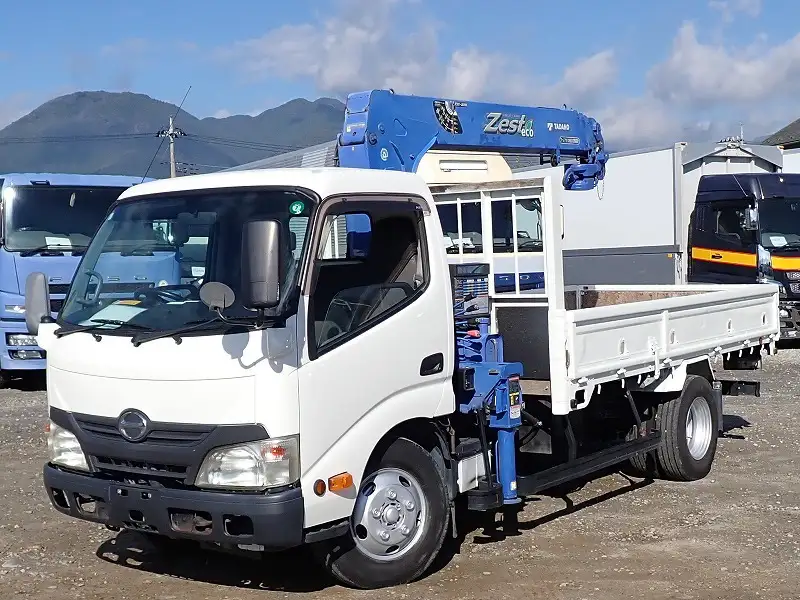 日野 デュトロ 小型 クレーン付 4段 ラジコン の中古トラック【車両No.200165】