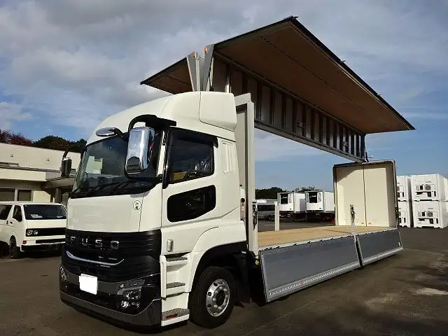 三菱 スーパーグレート 大型 ウイング パワーゲート ハイルーフの中古トラック画像6