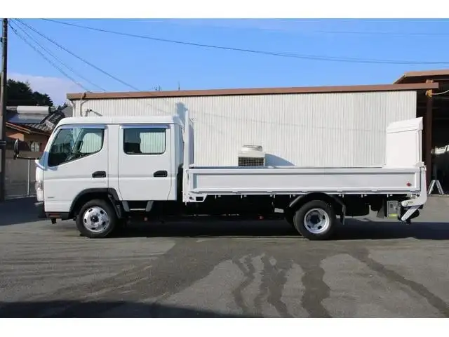 三菱 キャンター 小型 平ボディ Wキャブ パワーゲートの中古トラック画像3