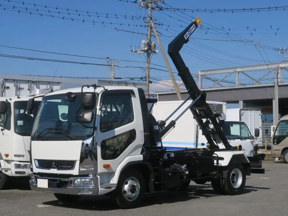 三菱 ファイター 中型/増トン アームロール ツインホイスト 2KG-FK72F の中古トラック【車両No.200179】