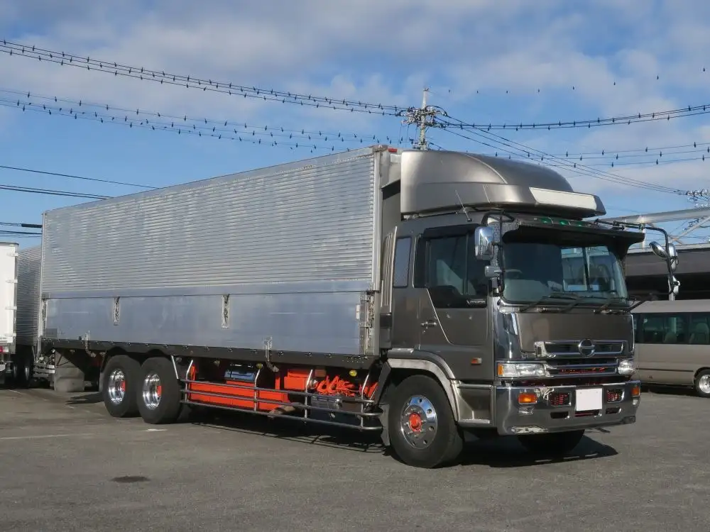 日野 プロフィア 大型 ウイング ベッド KC-FS4FZFAの中古トラック画像3