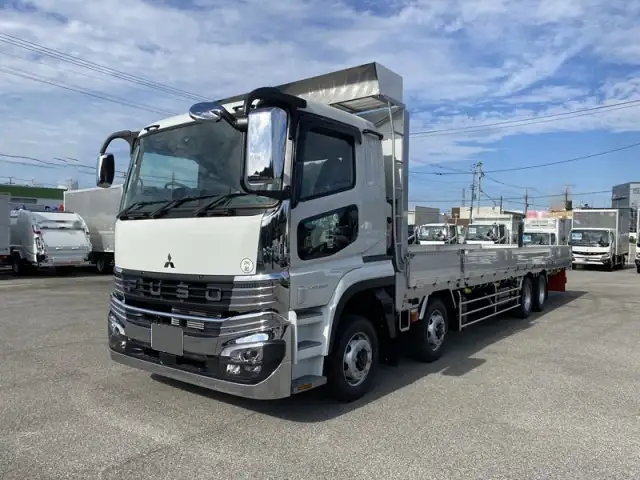 三菱 スーパーグレート 大型 平ボディ アルミブロック エアサス の中古トラック【車両No.200210】