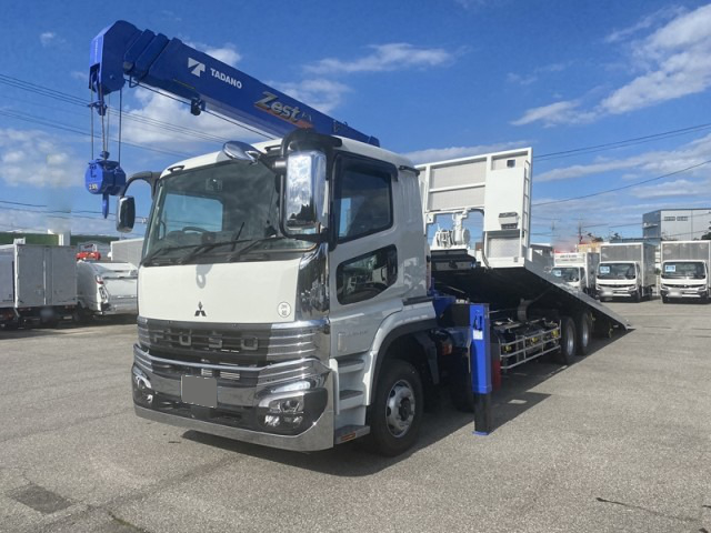 三菱 スーパーグレート 大型 車両重機運搬 セーフティーローダー