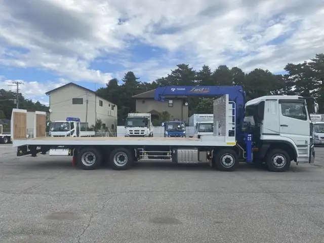 三菱 スーパーグレート 大型 車両重機運搬 4段クレーン ラジコンの中古トラック画像3