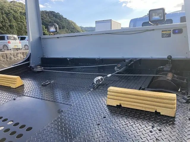 三菱 キャンター 小型 車両重機運搬 ラジコン ウインチの中古トラック画像8