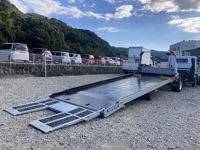 三菱 キャンター 小型 車両重機運搬 ラジコン ウインチの中古トラック画像5