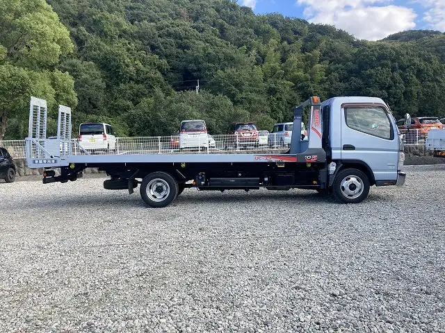 三菱 キャンター 小型 車両重機運搬 ラジコン ウインチの中古トラック画像2
