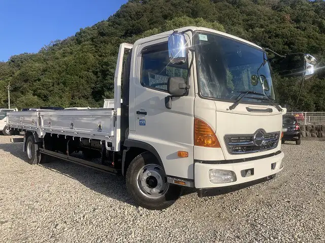 日野 レンジャー 中型/増トン 平ボディ TKG-FC9JLAP H27の中古トラック画像3