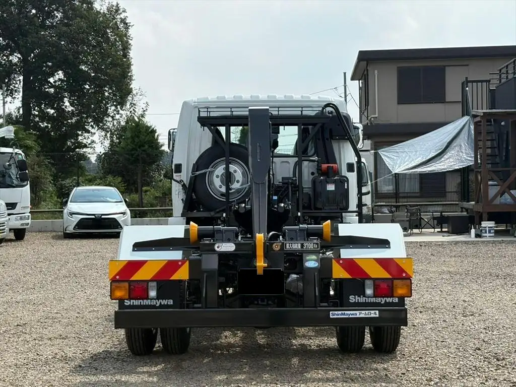 三菱 ファイター 中型/増トン アームロール ツインホイスト ベッドの中古トラック画像4