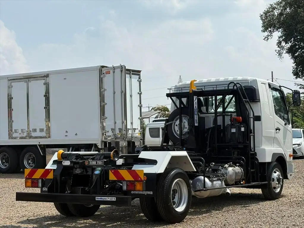 三菱 ファイター 中型/増トン アームロール ツインホイスト ベッドの中古トラック画像3