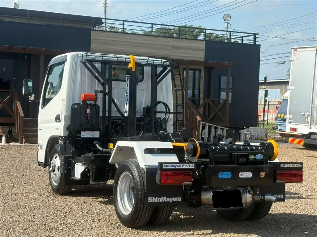 三菱 キャンター 小型 アームロール ツインホイスト 2RG-FBAV0の中古トラック画像4