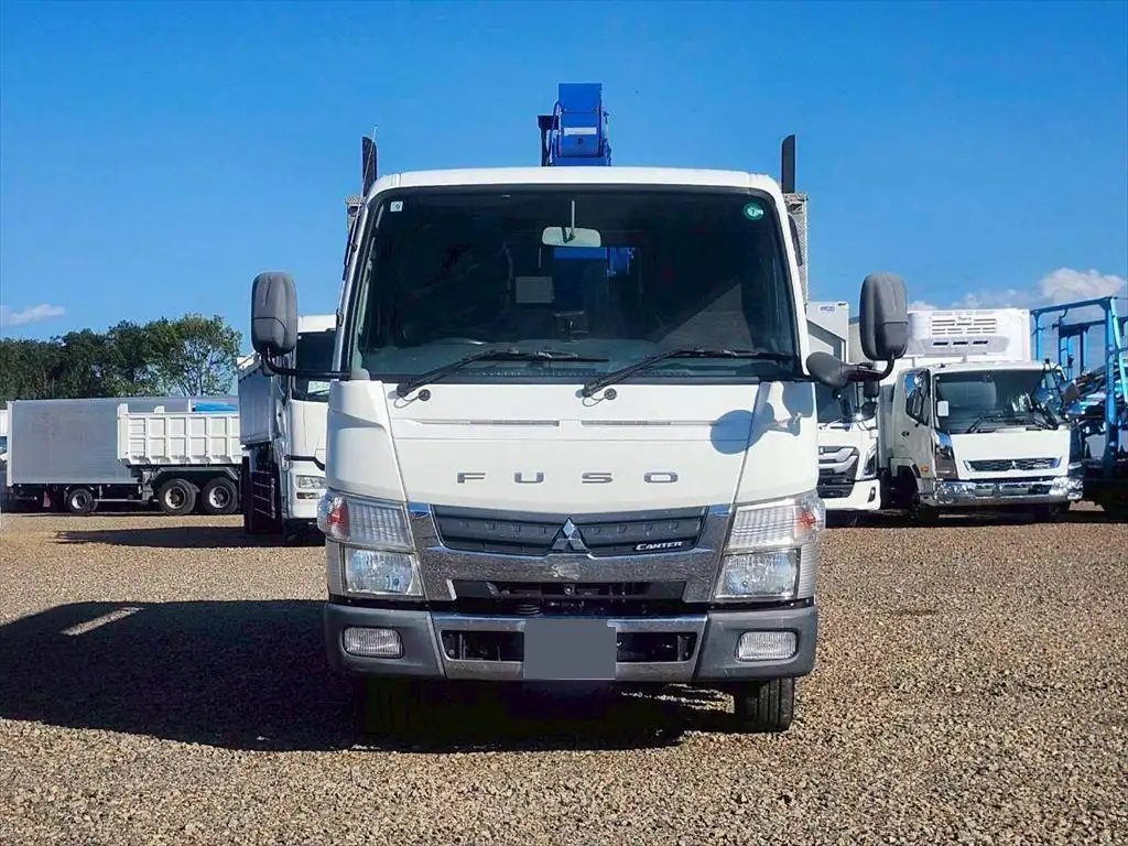 三菱 キャンター 小型 クレーン付 床鉄板 アルミブロックの中古トラック画像2