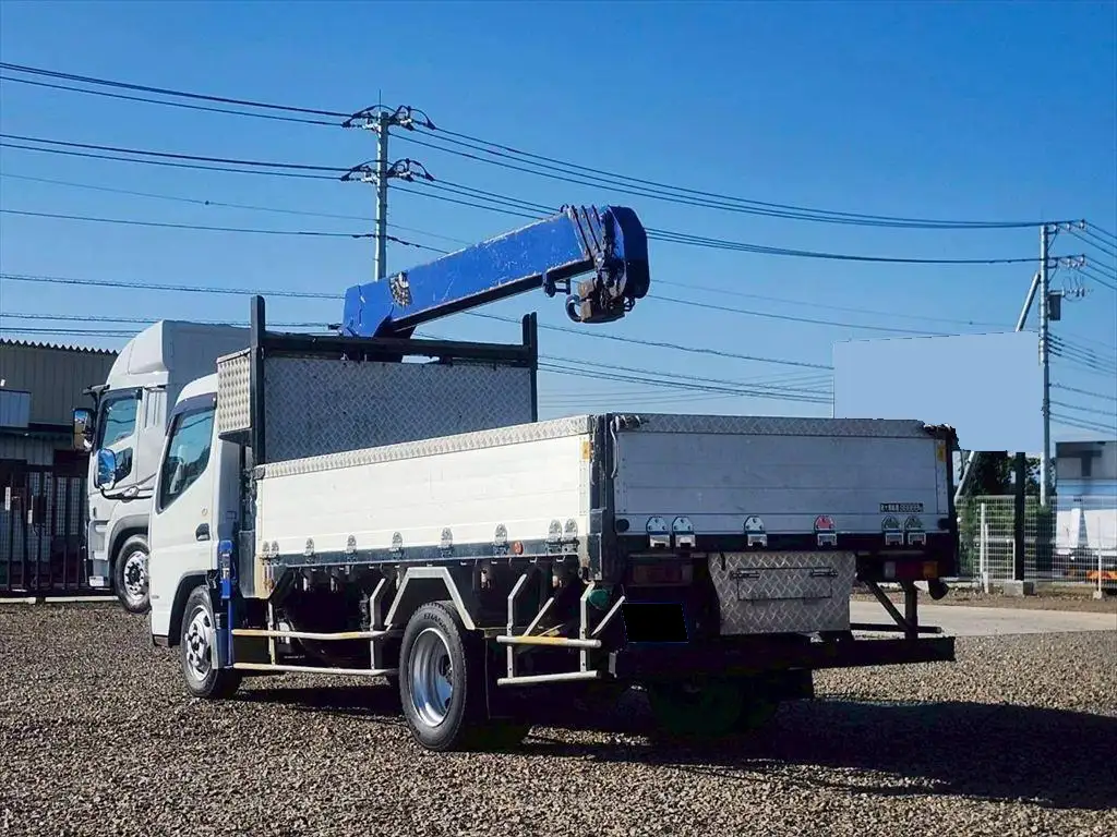 三菱 キャンター 小型 クレーン付 床鉄板 アルミブロックの中古トラック画像6