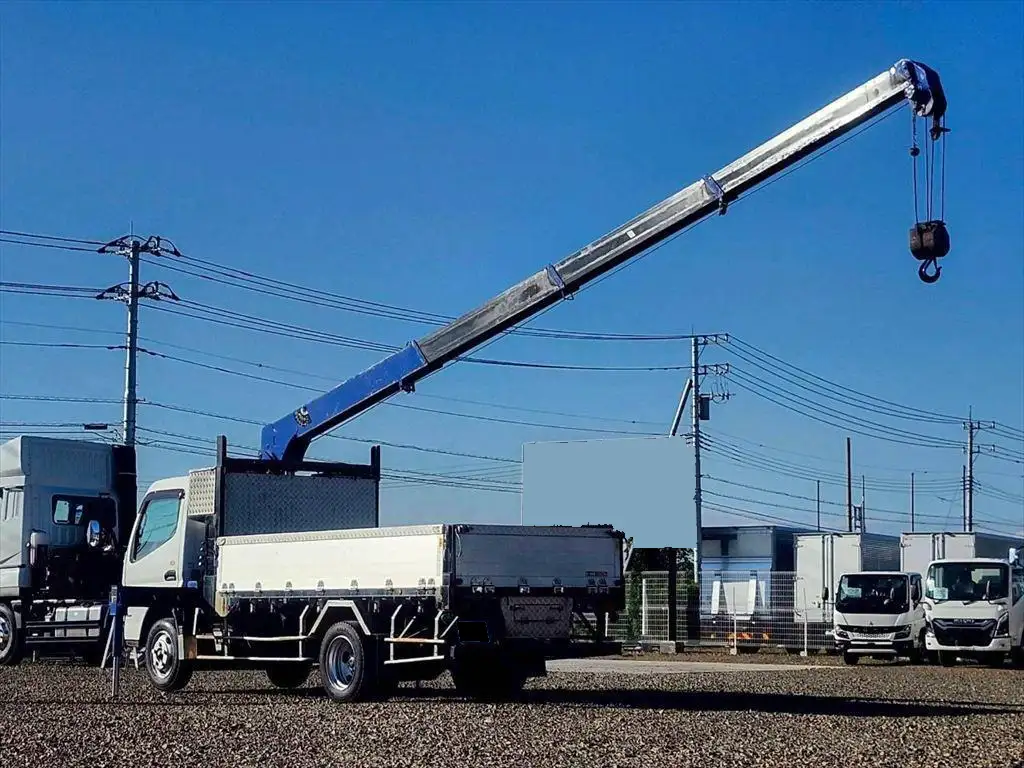 三菱 キャンター 小型 クレーン付 床鉄板 アルミブロックの中古トラック画像7
